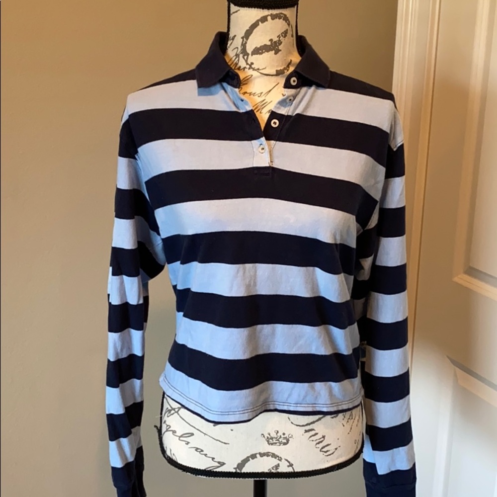 Brandy Melville Cropped stripped t-shirt